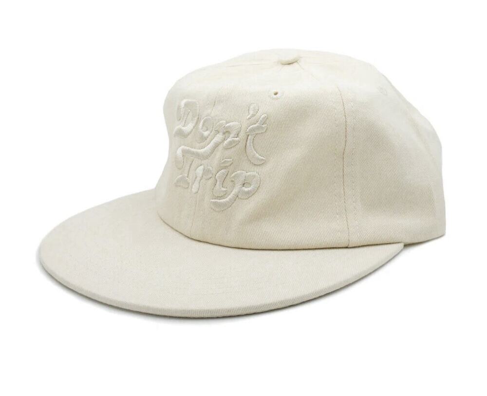 Free & Easy DON'T TRIP Beige Adjustable Baseball Hat Cap Outdoors Hiking